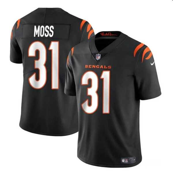 Men & Women & Youth Cincinnati Bengals #31 Zack Moss Black Vapor Untouchable Limited Stitched Jersey->cincinnati bengals->NFL Jersey